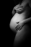 Snygg graviditetsmage Foto David Gimlin